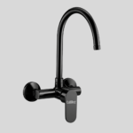 Wall Mounted Single Lever Sink Mixer with provision for hot & cold water