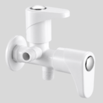 Two Way Angal Cock With Flange | PTMT Wall Mounted Tap | Leak Proof Water Tap
