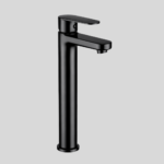Single Lever Basin Mixer Extended Hot & Cold Single Lever Basin Mixer Tall Boy with 18 inches Long Braided Hoses